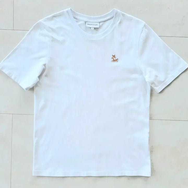 [SOLD OUT] 메종 키치네 칠렉스폭스 패치 화이트티.XS.