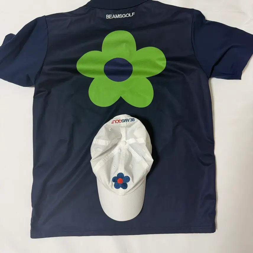 [BUNJANG] Beams Golf X All Good Flowers 3-Piece Golf Set / [풀세트] 빔스 골프 X All Good Flowers 콜라보 3종 셋업