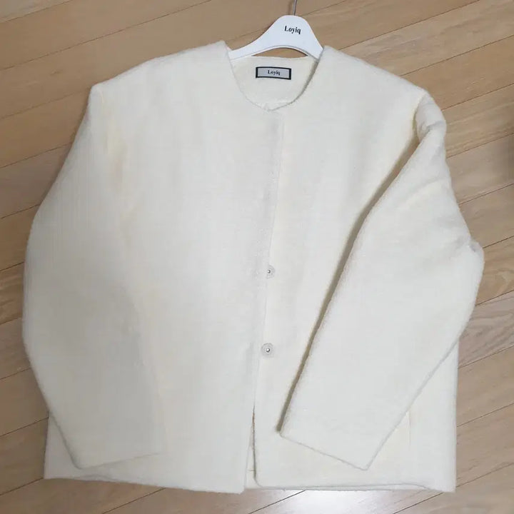 [BUNJANG] Loike Quilted Half Coat Cream / 로이크 누빔 하프 코트 blucle half coat cream