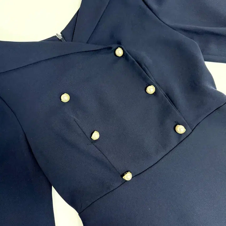 [SOLD OUT] 하케쉬 세일러 펄 원피스 (네이비)