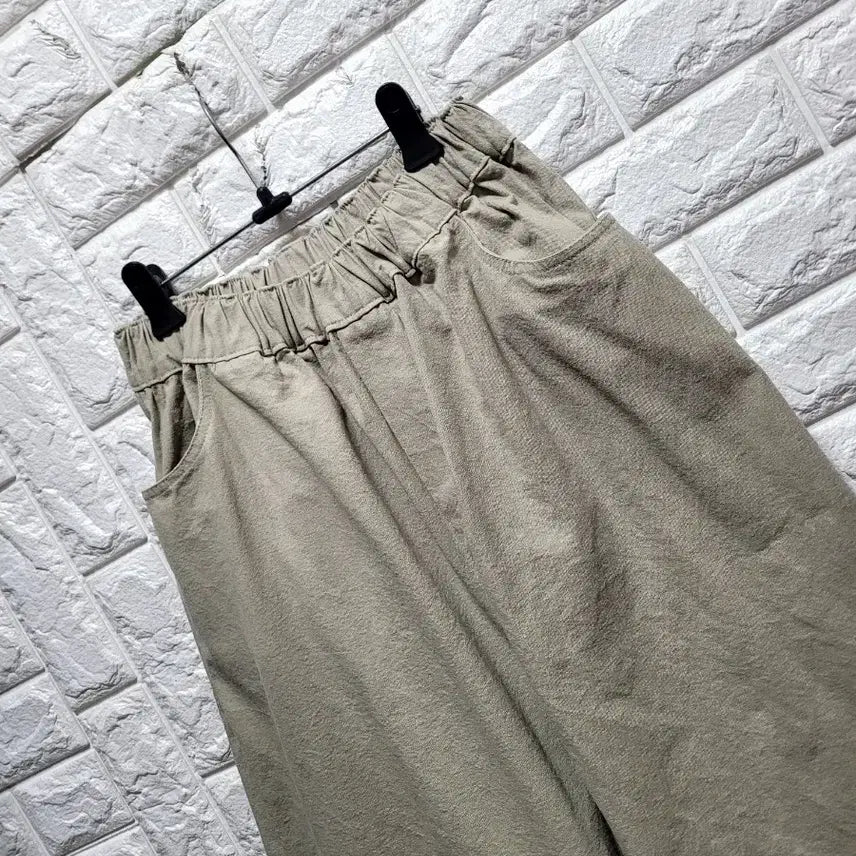 [BUNJANG] The Oily Cotton Rayon Blend Wide Baggy Pants / the oily 면.레이온 와이드 배기팬츠