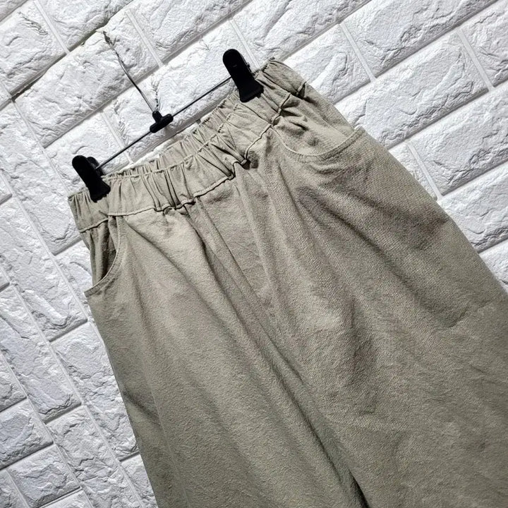 [BUNJANG] The Oily Cotton Rayon Blend Wide Baggy Pants / the oily 면.레이온 와이드 배기팬츠
