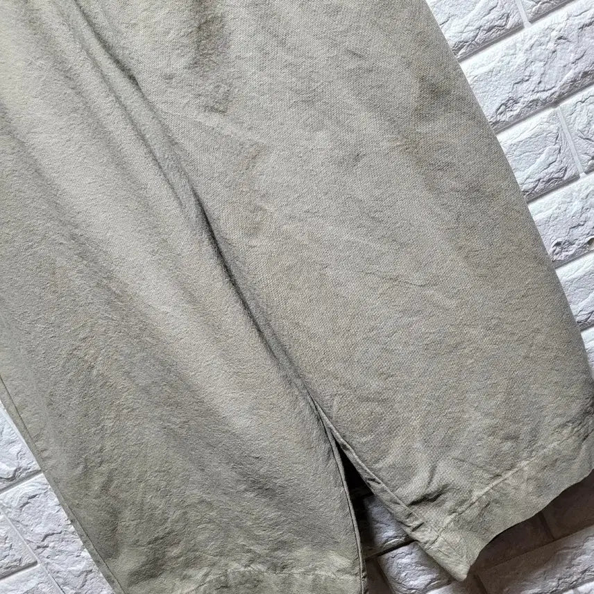 [BUNJANG] The Oily Cotton Rayon Blend Wide Baggy Pants / the oily 면.레이온 와이드 배기팬츠