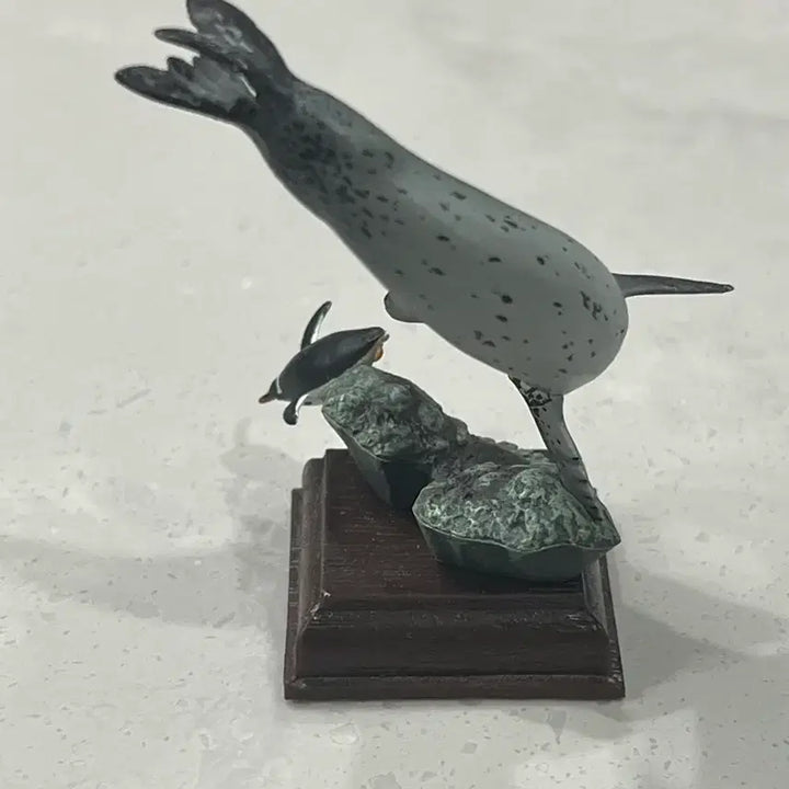 [BUNJANG] Kidam Club Nature Technical Color Antarctic Series Leopard Seal &amp; Gentoo Penguin Figure / 기담클럽 네이쳐테크니컬러 남극 시리즈 표범물개와 젠투펭귄