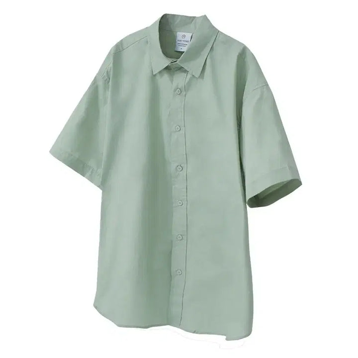 [BUNJANG] Irony Porno Oversized Short Sleeve Shirt / 아이러니포르노 오버핏 셔츠 반팔 [정가 54,000원]