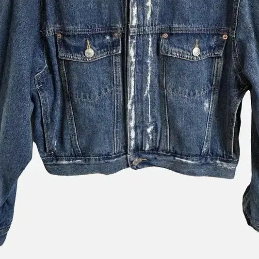 [BUNJANG] Vincent Blue Denim Jacket M7133 / 빈센트 블루 여자 청자켓 M M7133