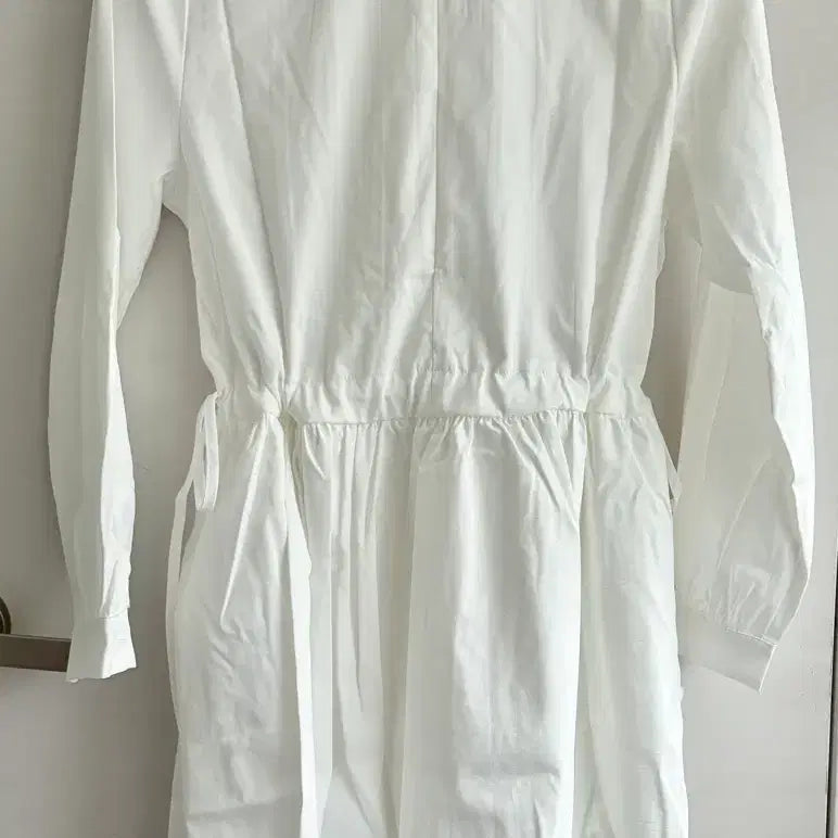 [BUNJANG] White Pintuck Midi Dress / (새상품) 화이트 핀턱 미디 원피스