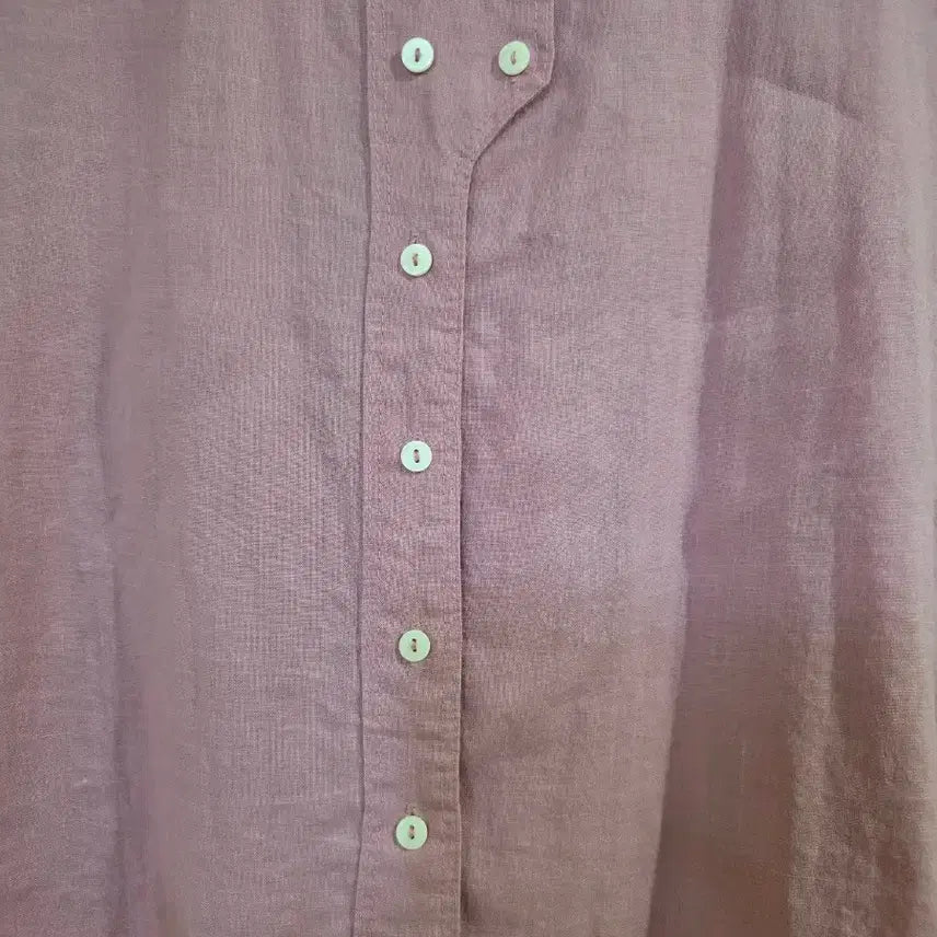 [BUNJANG] Linen Blouse / 여름 고급스런 마 린넨  블라우스  깨끗해요  가슴단면56