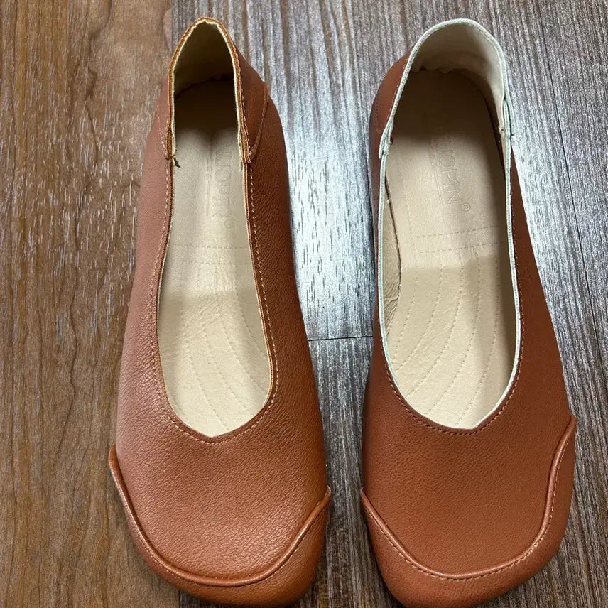 [BUNJANG] Leather Flats Comfort Shoes / 가죽 단화 플랫슈즈 컴포트화 235 새제품
