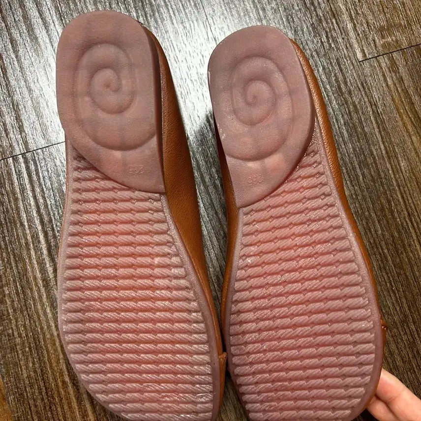 [BUNJANG] Leather Flats Comfort Shoes / 가죽 단화 플랫슈즈 컴포트화 235 새제품