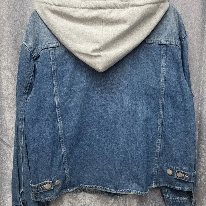 [BUNJANG] MESENSE Layered Hooded Denim Jacket / MESENSE JEANS 후드 청자켓 (레이어드형)