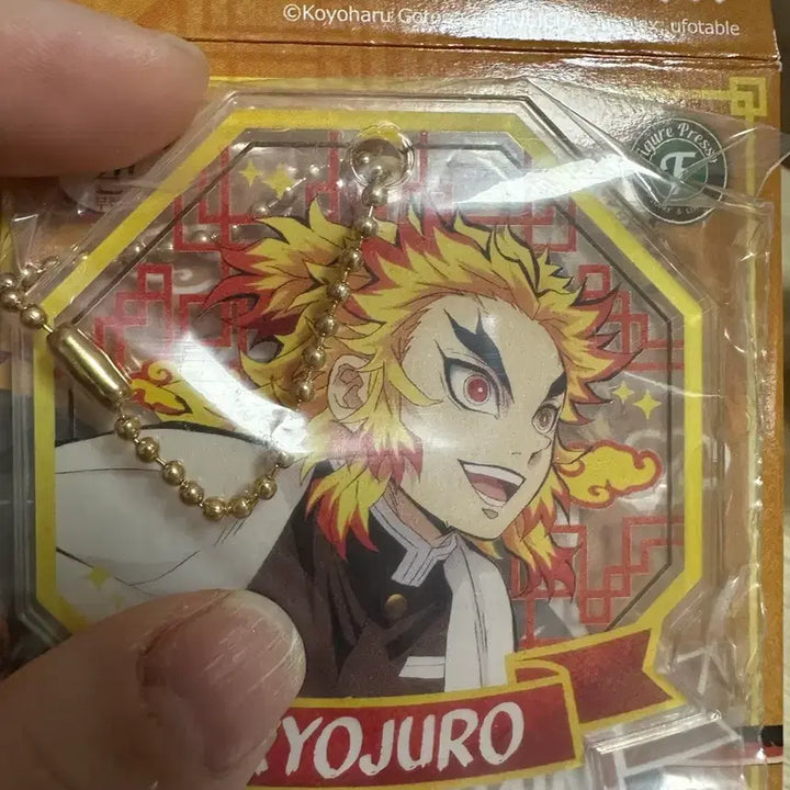[BUNJANG] Demon Slayer: Mugen Train Lottery Keychain / 귀멸의칼날 쿠지 무한열차 키링