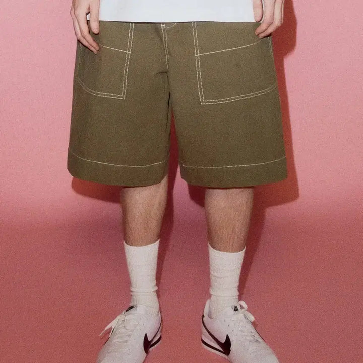 [BUNJANG] Thisisneverthat Stitch Bermuda Pants Size 3 / (1회착용)디써티원 스티치 버뮤다 팬츠 3size [정가 79,000원]