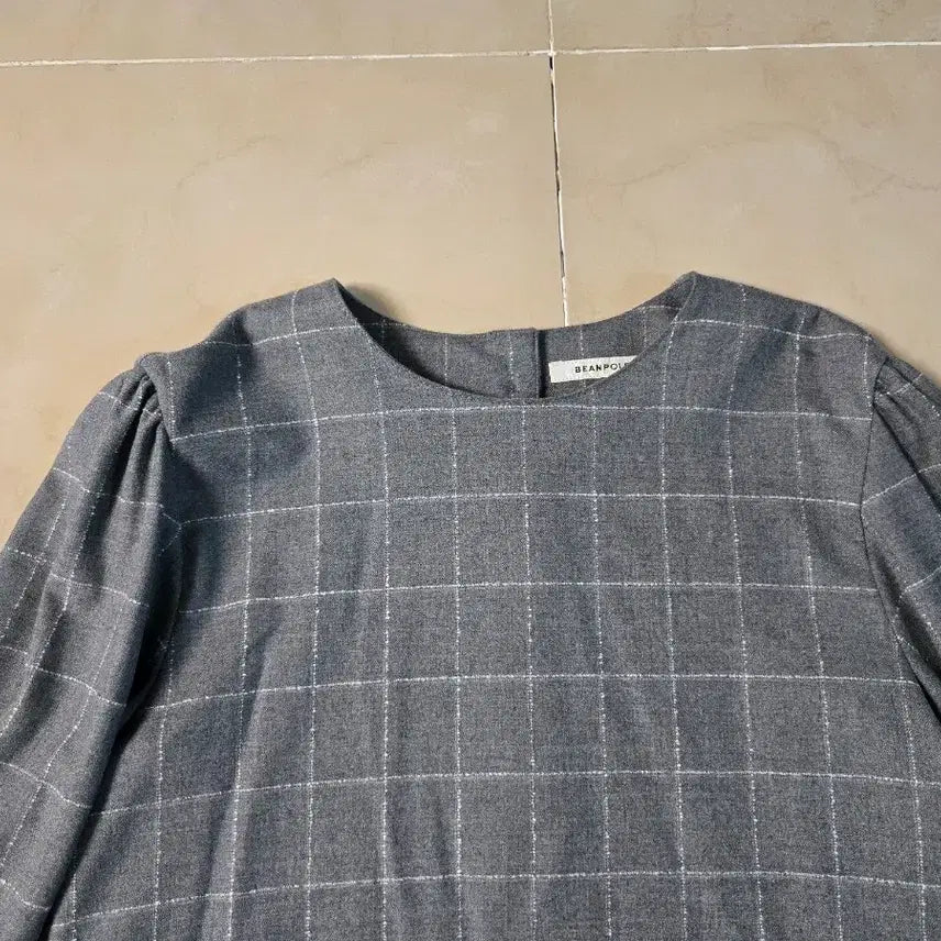 [BUNJANG] Beanpole Check Two-Piece Set / 빈폴 체크 투피스 세트 (상의+스커트)