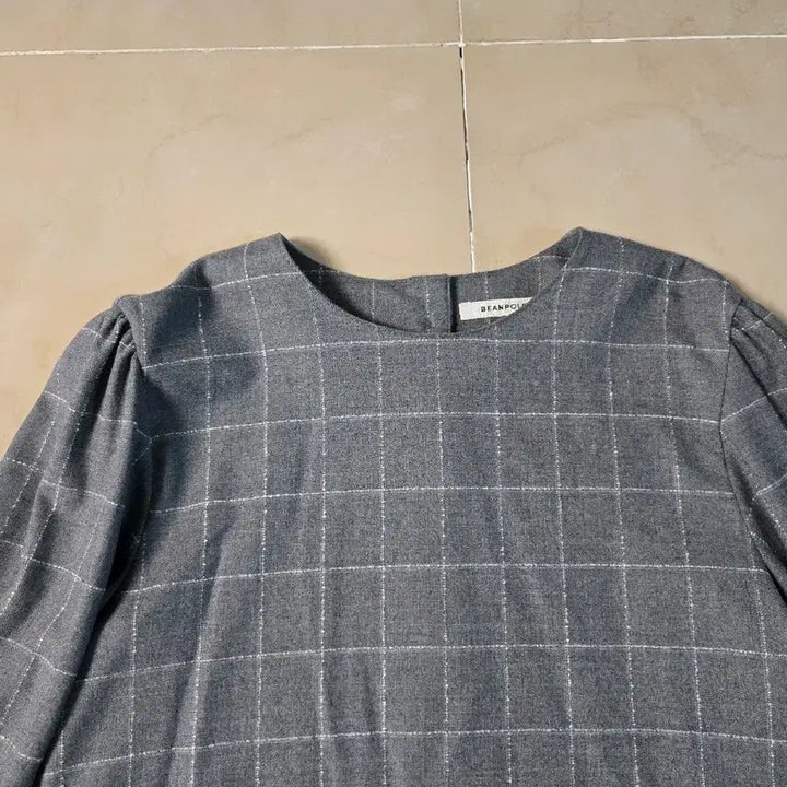 [BUNJANG] Beanpole Check Two-Piece Set / 빈폴 체크 투피스 세트 (상의+스커트)