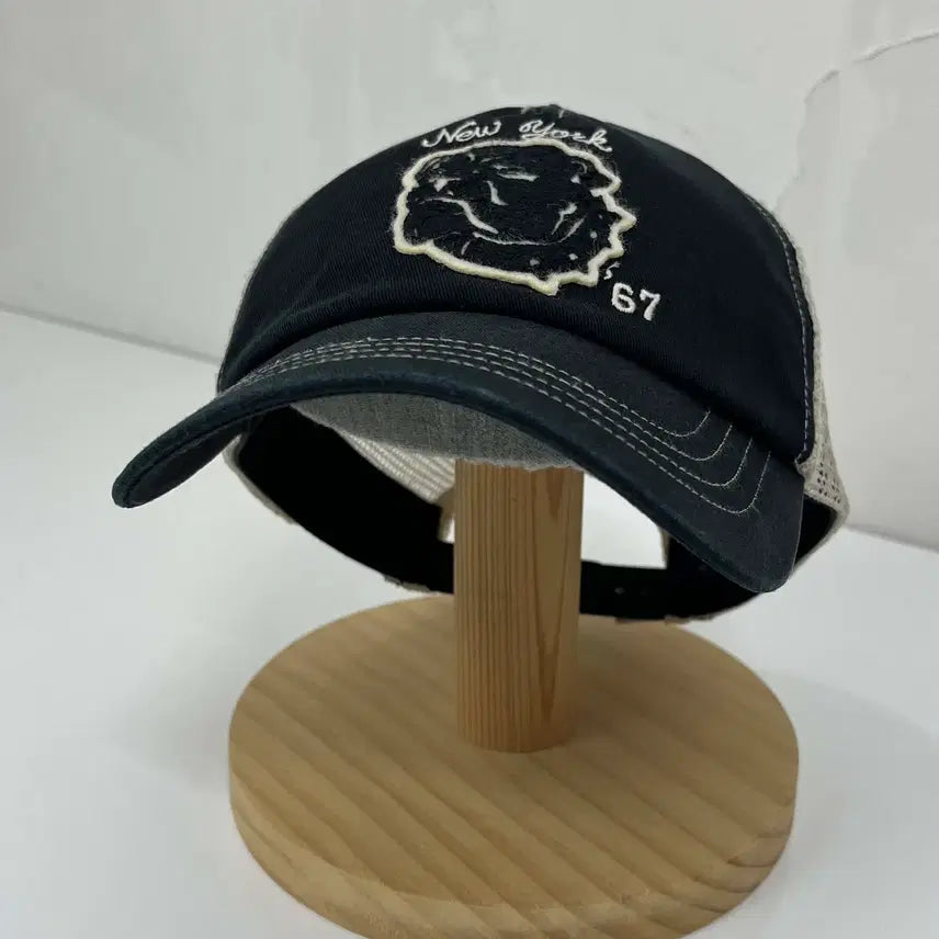 [BUNJANG] Polo Ralph Lauren Bulldog Patch Mesh Trucker Baseball Cap / 폴로 랄프로렌 불독 패치 메쉬 트러커 볼캡 모자
