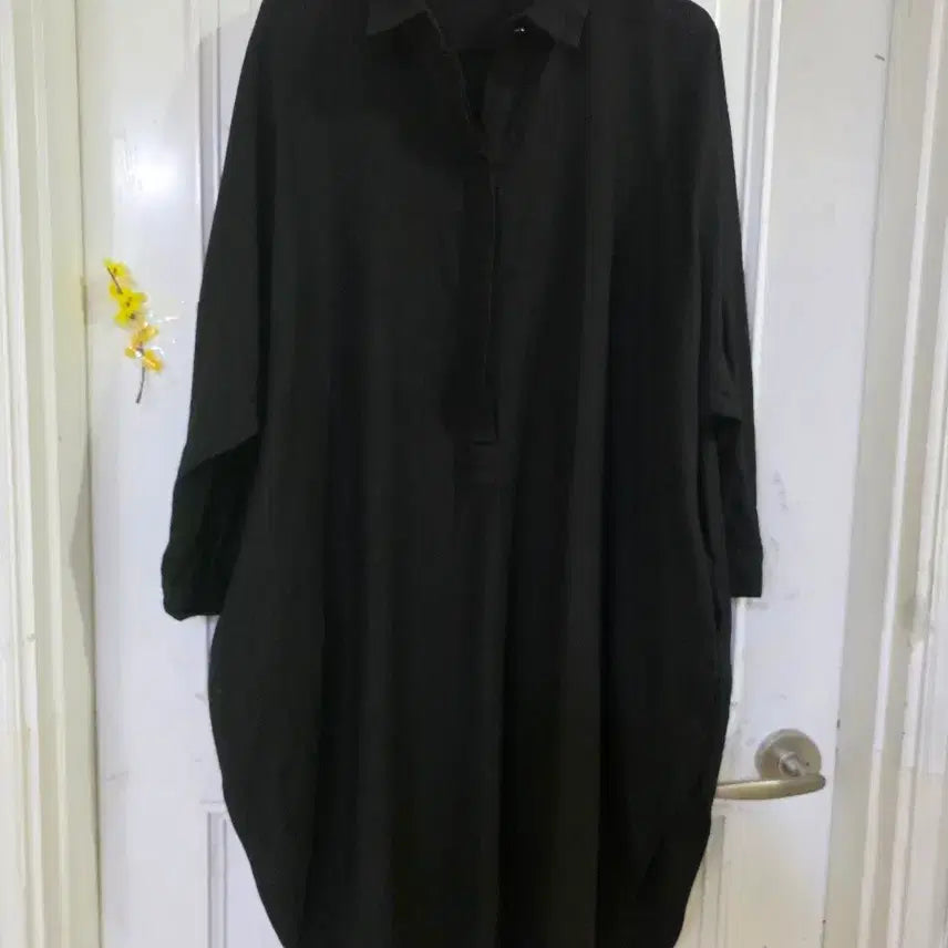 [SOLD OUT] 봄 가을 얇아요 빅사이즈  오버핏  스판 면  롱원피스    가슴단면74