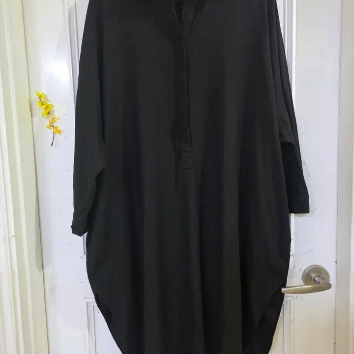 [SOLD OUT] 봄 가을 얇아요 빅사이즈  오버핏  스판 면  롱원피스    가슴단면74
