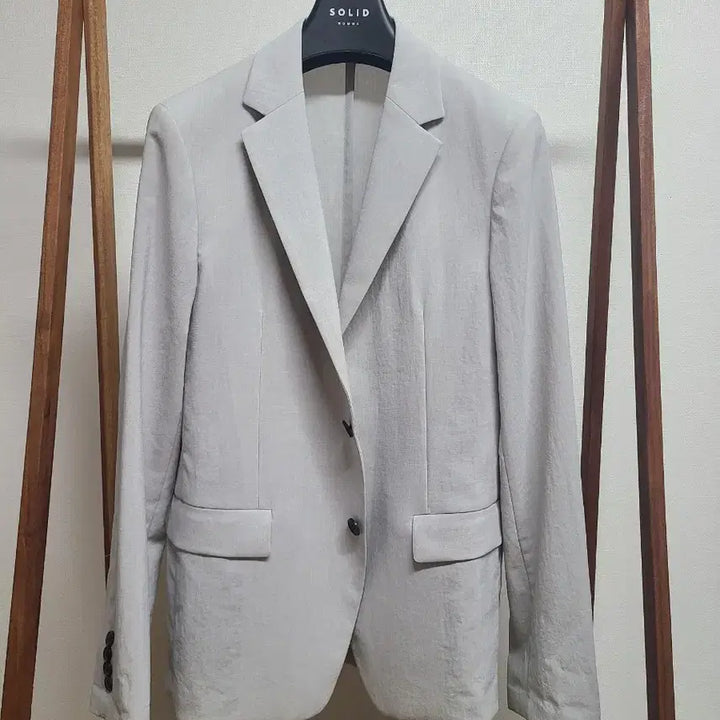 [BUNJANG] Solid Homme Ivory Blazer Jacket / 솔리드옴므 아이보리 블레이저 자켓