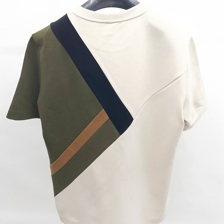 [BUNJANG] System Homme Block Design Short Sleeve T-Shirt / 시스템옴므 블럭  반팔  티셔츠