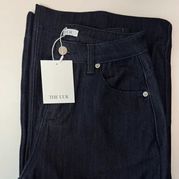 [SOLD OUT] 유유알 uur non-fade denim slacks deep-blue