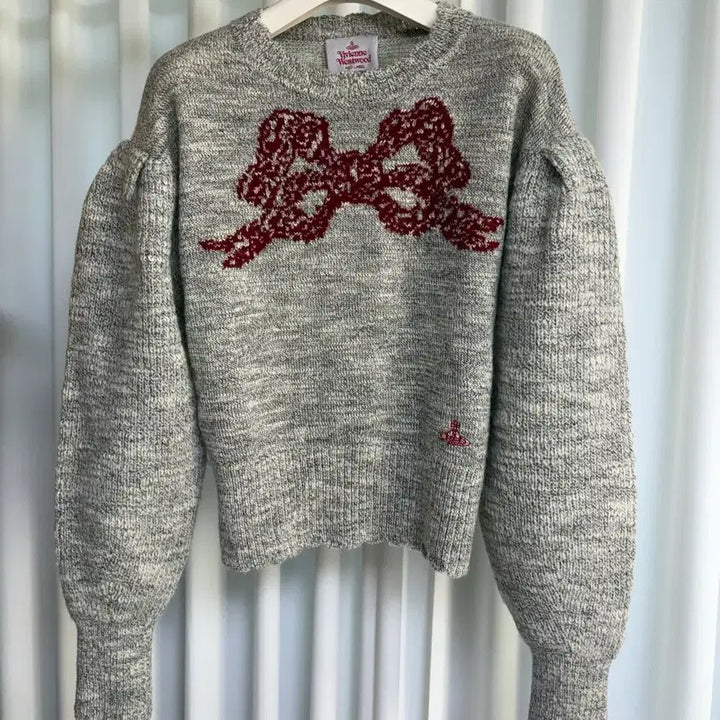 [BUNJANG] Vivienne Westwood 2025AW Red Label Antasian Knit / 비비안웨스트우드 2025AW 레드라벨 리본 안타시안 니트