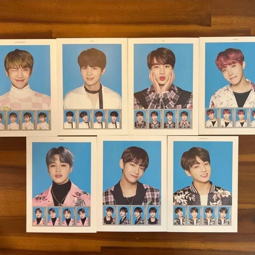 [BUNJANG] BTS Wings Stamp Seal Bundle Set / 방탄 윙즈 스탬프 우표 씰 ( bts 윙즈콘 남준 석진 윤기 호석 지민