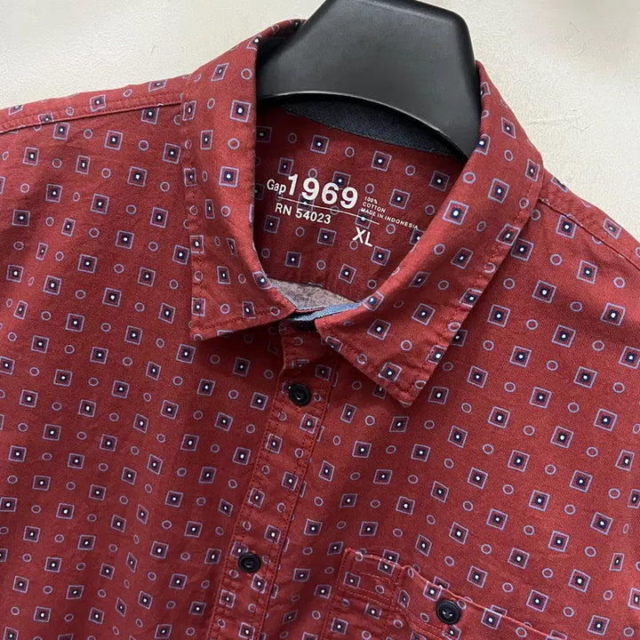 [BUNJANG] GAP 1969 Multi Check Cotton Shirt XL / GAP 갭 1969 멀티 체크 코튼 셔츠 XL