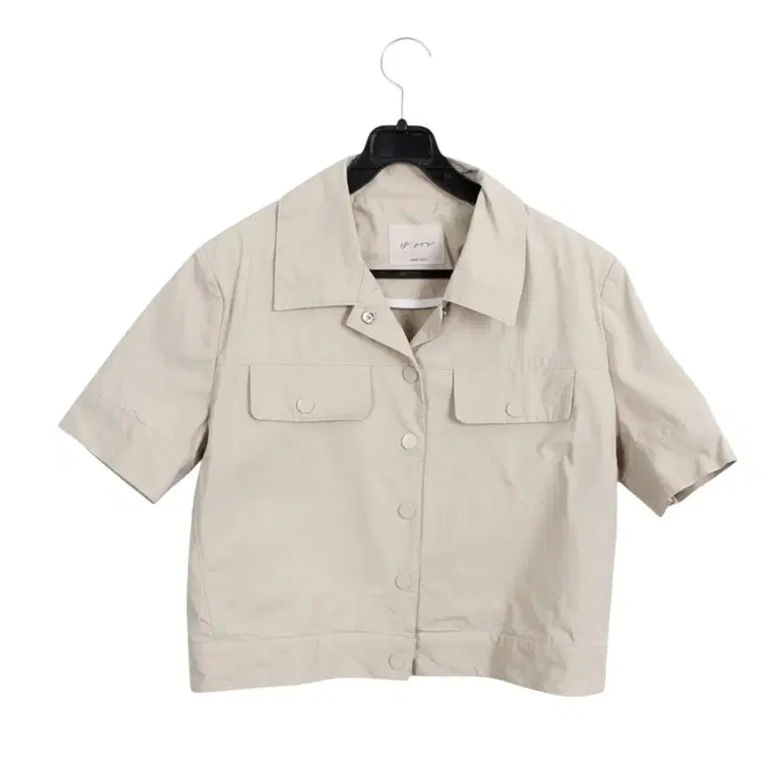 [BUNJANG] If You Basic Short Cropped Jacket BG / 여성F / 이프유 베이직 숏 반팔자켓BG 26-116