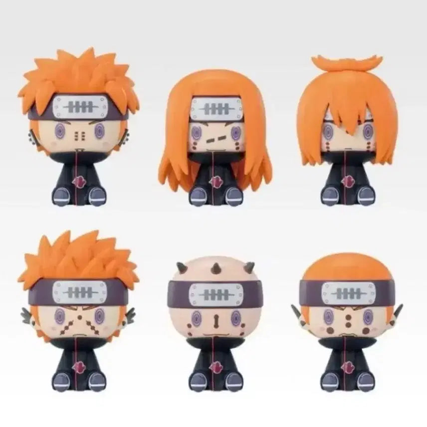 [BUNJANG] Naruto Choconoko Pain Figure 6-Piece Full Set / 비닐미개봉) 나루토 초코노코 페인 6종 풀세트