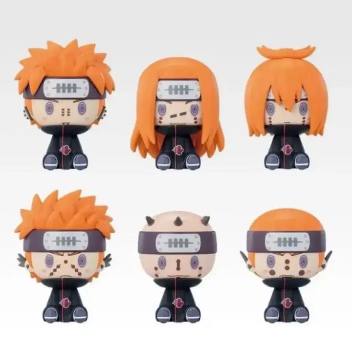 [BUNJANG] Naruto Choconoko Pain Figure 6-Piece Full Set / 비닐미개봉) 나루토 초코노코 페인 6종 풀세트