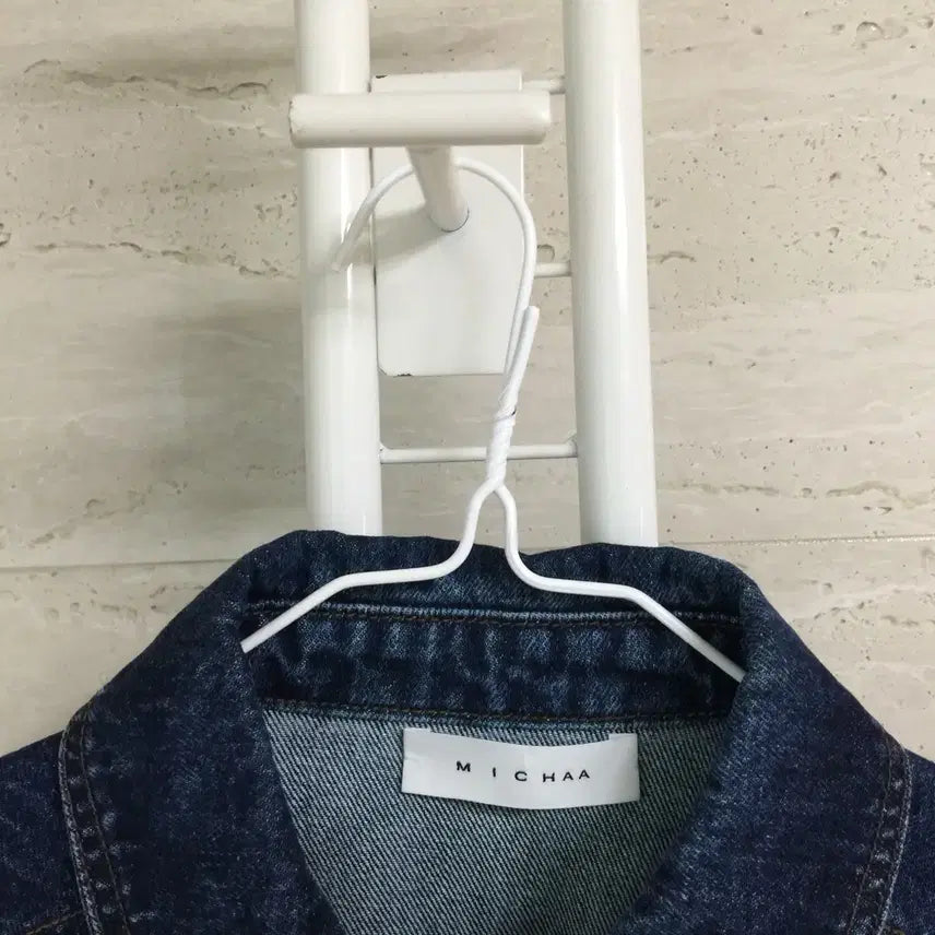 [BUNJANG] MICHAA Denim Cable Cardigan / MICHAA 미샤 23 데님 카라 케이블 가디건 55