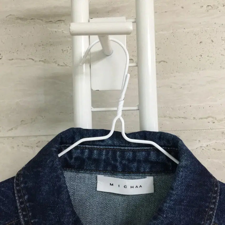 [BUNJANG] MICHAA Denim Cable Cardigan / MICHAA 미샤 23 데님 카라 케이블 가디건 55