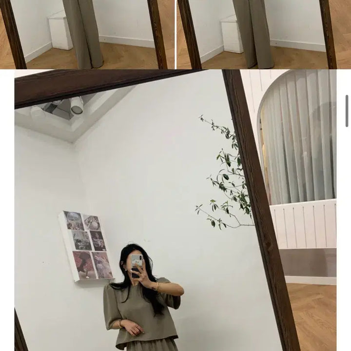 [BUNJANG] Bel201 Louise Blouse and Pants Set / 오늘까지)벨201 루이제 블라우스팬츠 세트 2개 블랙,브라운