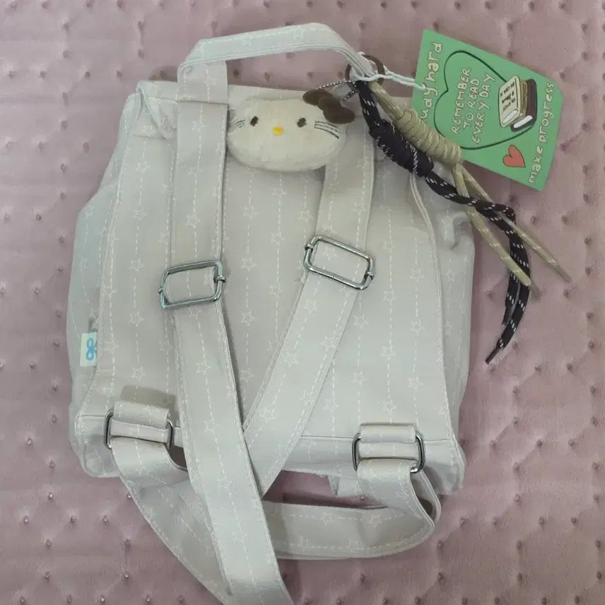 [BUNJANG] Hello Kitty Mini Backpack (Ivory) / 헬로키티 미니 백팩 (아이보리)