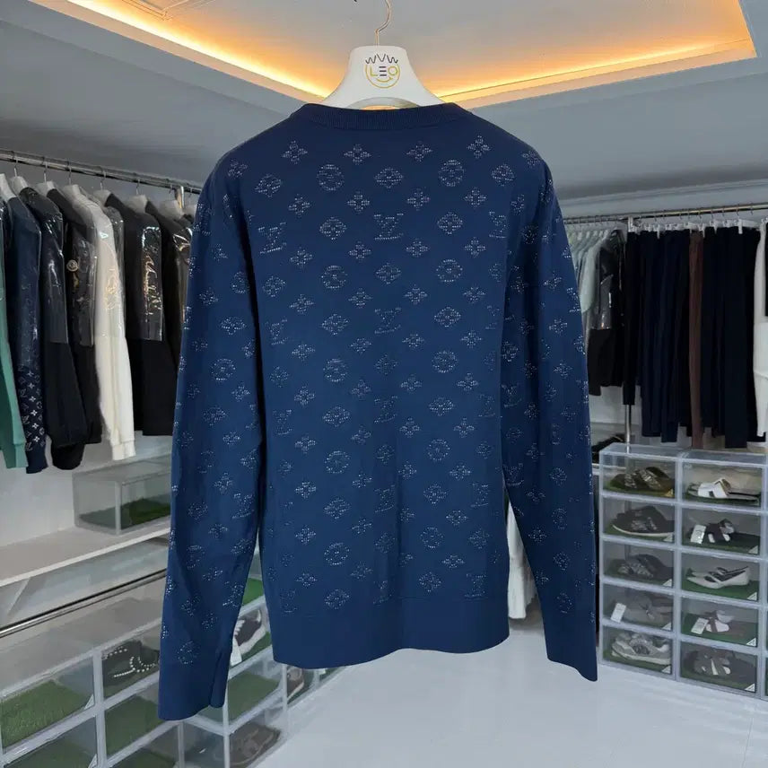 [BUNJANG] Louis Vuitton Monogram Knit Sweater / 루이비통 모노그램 니트 급처