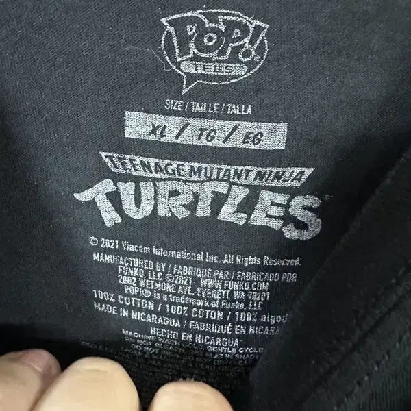 [BUNJANG] Ninja Turtles Graphic Cartoon T-shirt / [XL] NINJA TURTLES 닌자터틀 그래픽 카툰 반팔티