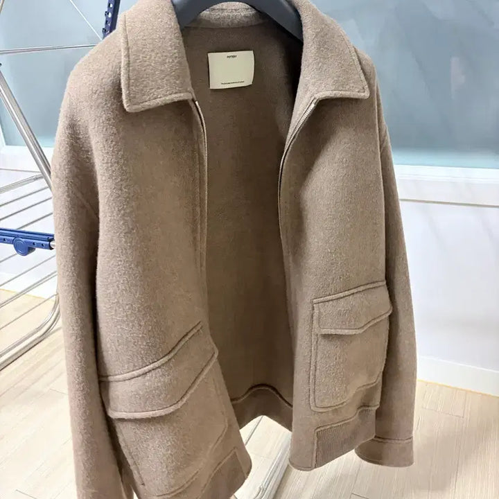 [BUNJANG] 포터리 캐시미어 A-2 자켓 카멜 브라운 4(XL) / 포터리 캐시미어 A-2 자켓 카멜 브라운 4(XL)