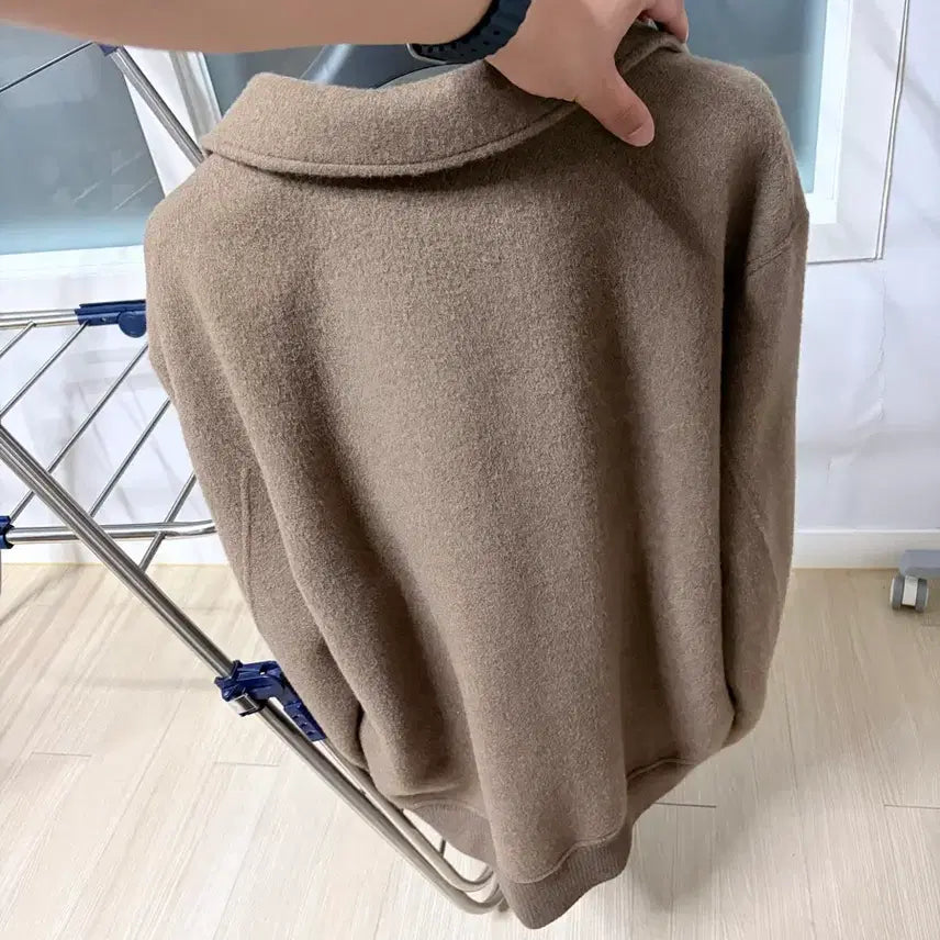 [BUNJANG] 포터리 캐시미어 A-2 자켓 카멜 브라운 4(XL) / 포터리 캐시미어 A-2 자켓 카멜 브라운 4(XL)