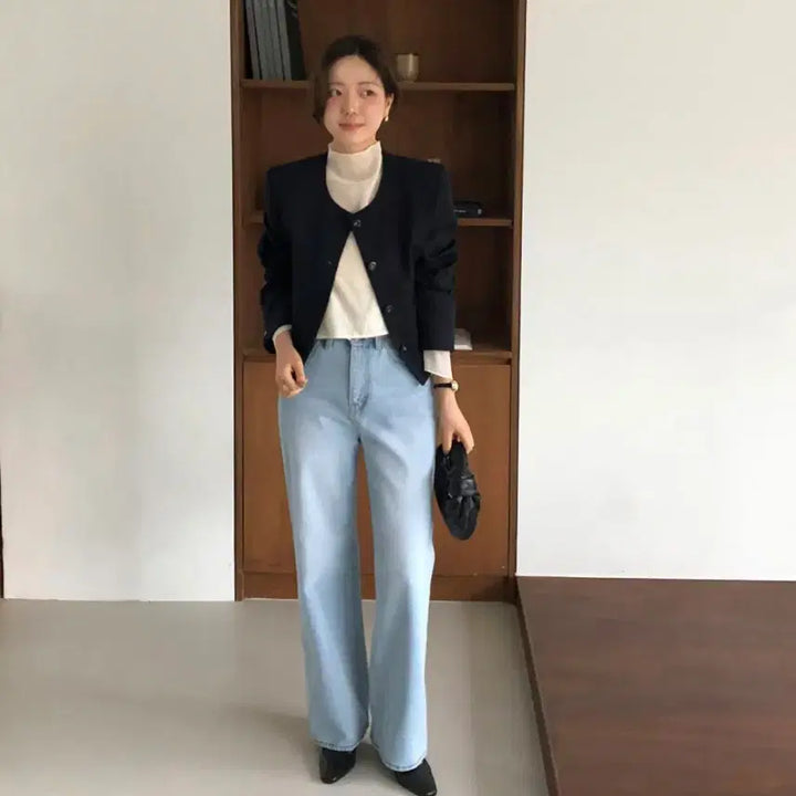 [SOLD OUT] 가내스라 오디너리 디핀데님 연청 M(short)