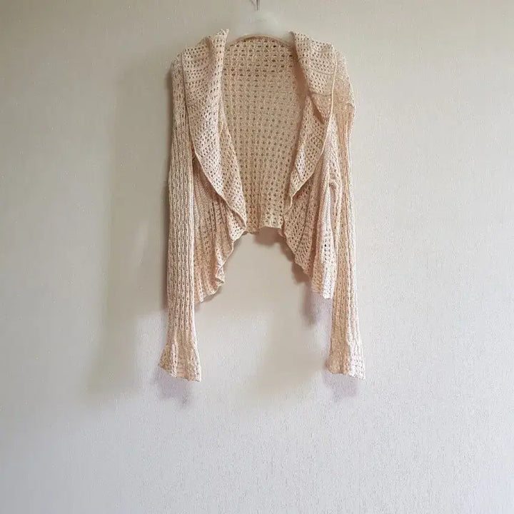 [BUNJANG] Beige Knit Cardigan / 가디건