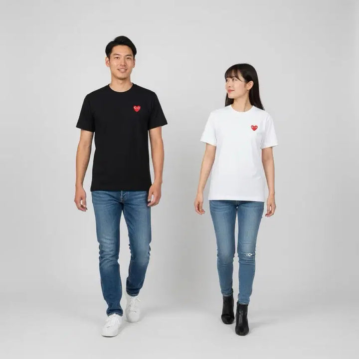 [BUNJANG] [새상품/무배]꼼데가르송 레드와펜 반팔티셔츠 남녀공용 / [새상품/무배]꼼데가르송 레드와펜 반팔티셔츠 남녀공용