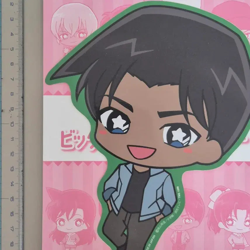 [BUNJANG] Detective Conan Big Die-Cut Sticker - Amuro Tooru / Furuya Rei &amp; Hattori Heiji Bundle / 명탐정 코난 빅 다이컷 스티커 아무로 토오루/후루야 레이 핫토리 헤이지