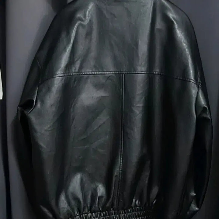[BUNJANG] V2 Vegan Leather Blouson Jacket / v2 비건 레더 블루종 자켓