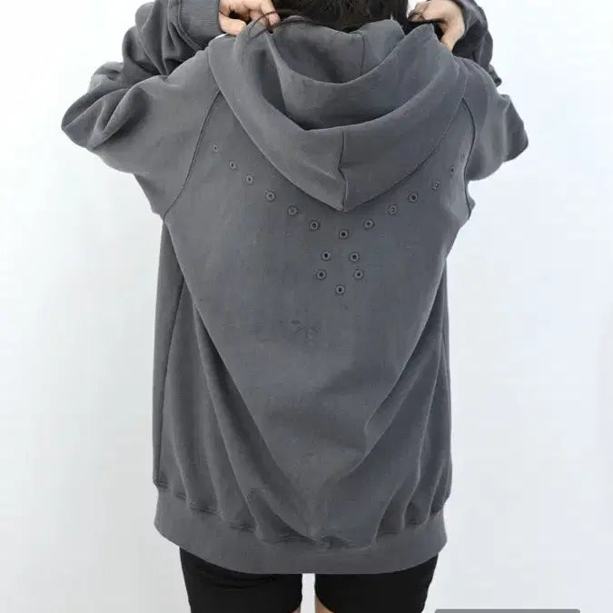 [BUNJANG] TILES Charcoal Hoodie Zip-up / TILES 타일즈 후드집업