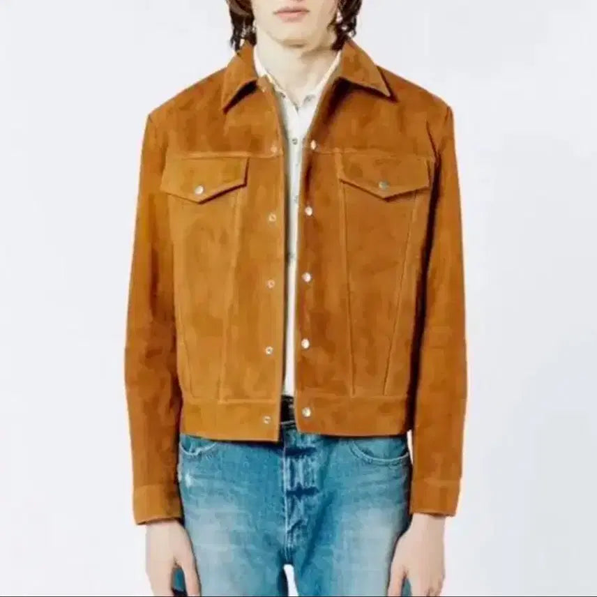[BUNJANG] Savage Suede Trucker Jacket Camel XL / 세비지 스웨이드 트러커 자켓 카멜 xl