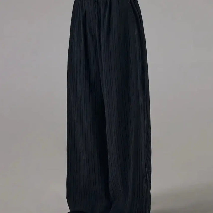 [BUNJANG] Trimingbird Easy Wear Set-up Pants Black / 트리밍버드 이지웨어 셋업 팬츠 블랙