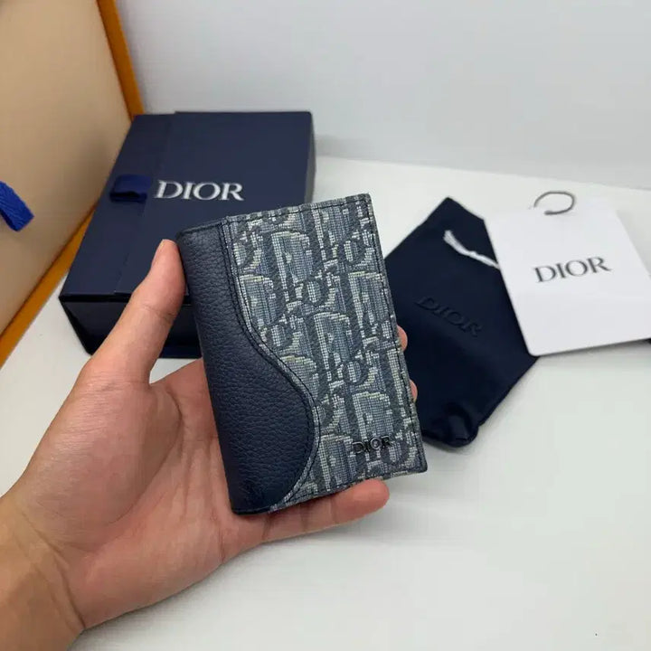 [BUNJANG] Dior Oblique Saddle Organizer Blue / 디올 오블리크 새들 오거나이저 블루