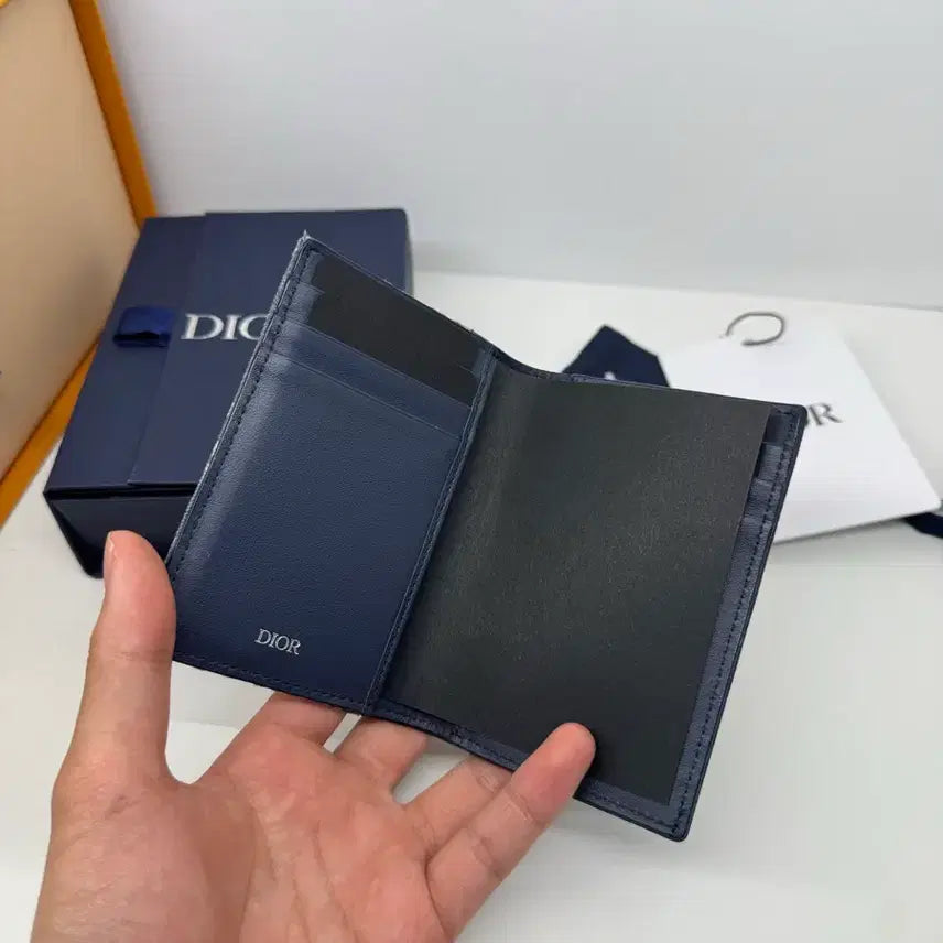 [BUNJANG] Dior Oblique Saddle Organizer Blue / 디올 오블리크 새들 오거나이저 블루