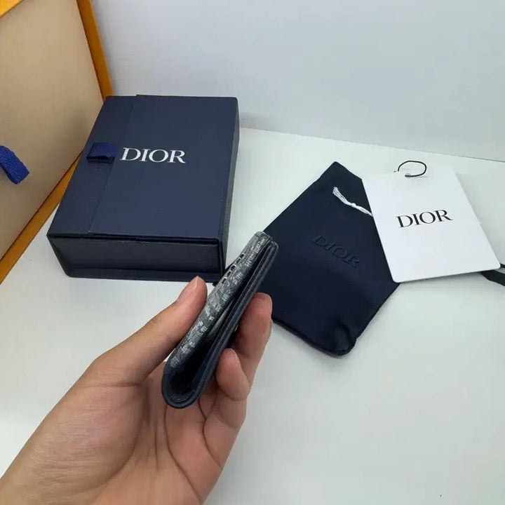 [BUNJANG] Dior Oblique Saddle Organizer Blue / 디올 오블리크 새들 오거나이저 블루